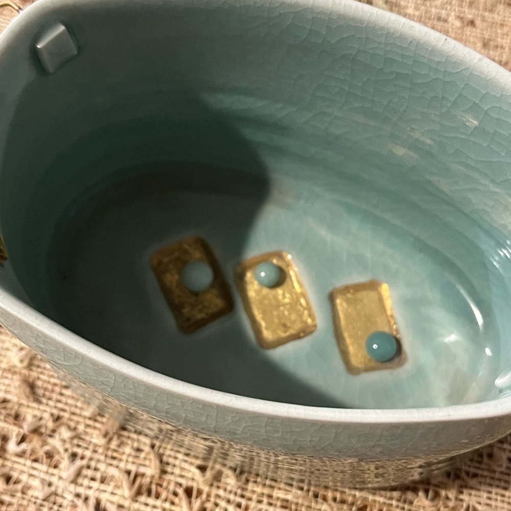 Unique One of a Kind Art Sculpture Ceramic Bowl Signed MC - Picture 3 of 14